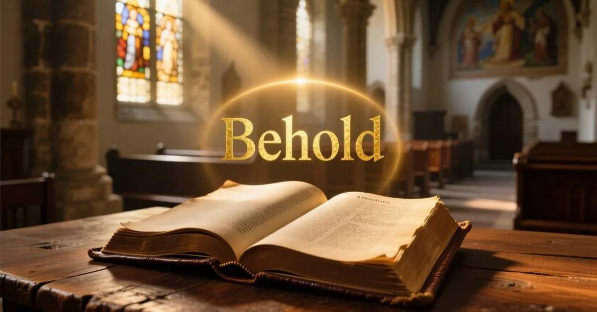 Behold in the Bible