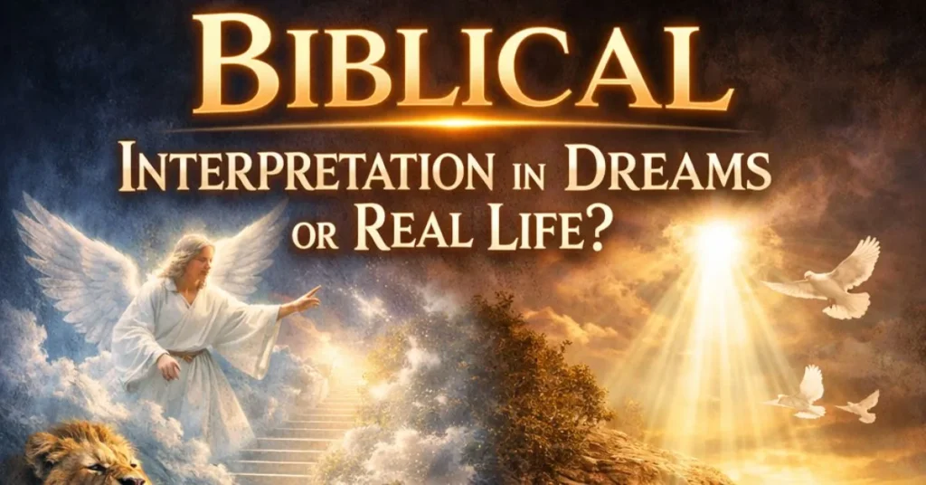 Biblical Interpretations in Dreams or Real Life
