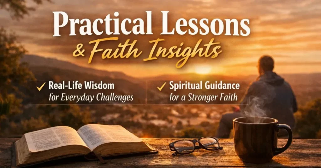 Practical Lessons & Faith Insights
