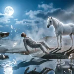 White Horse in Dream